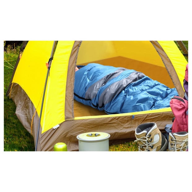 Micro Compact Design Thermal Sleeping Bag Blue Image 3
