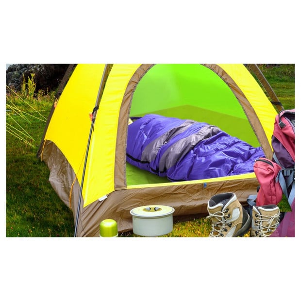 Micro Compact Design Thermal Sleeping Bag Purple Image 2