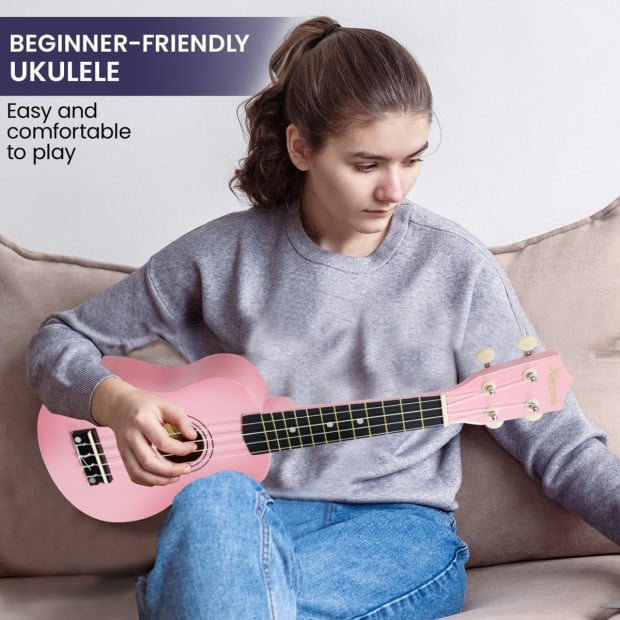 Karrera 21in Ukulele - Pink Image 7