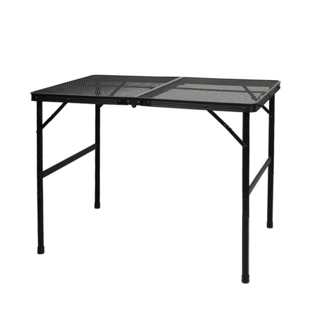 Grill Table BBQ Camping Outdoor Foldable Portable Picnic Black