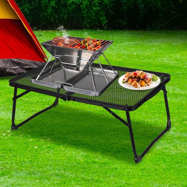 BBQ Camping Grill Table Outdoor Foldable Aluminium Portable Picnic S Image 7
