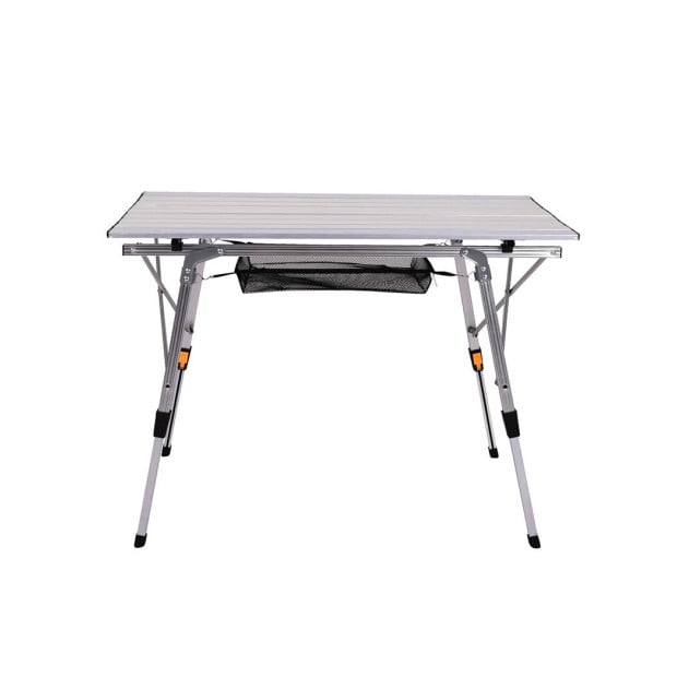 Camping Table Roll Up Folding Portable Aluminium Outdoor BBQ Desk Image 2