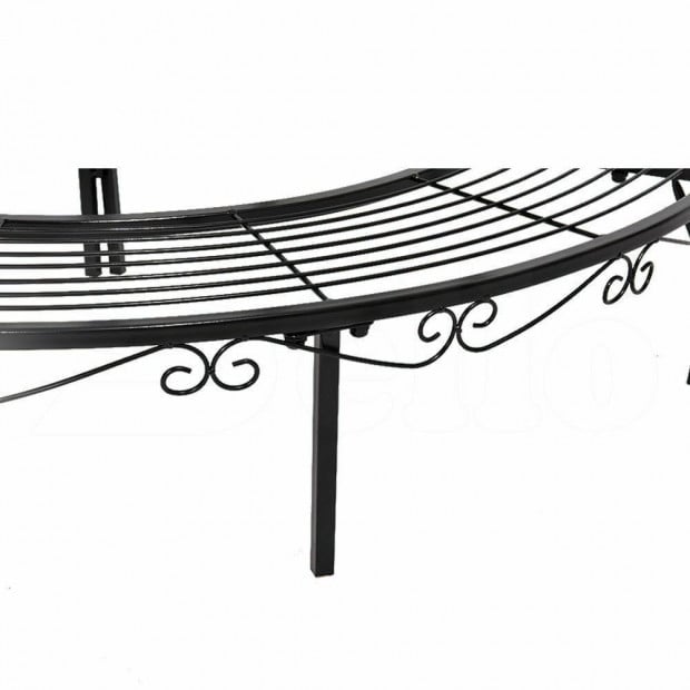 Plant Stands Outdoor Indoor Metal Black Flower Pot 3 Garden Corner Shelf Image 10