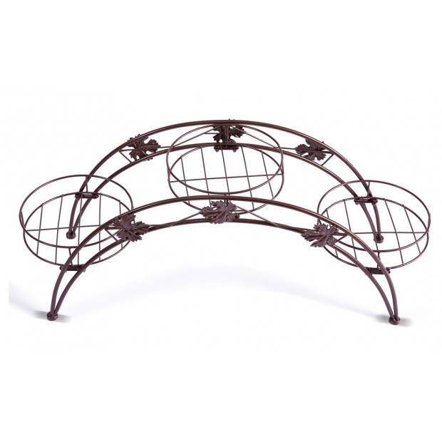 Outdoor Indoor Pot Plant Stand Garden Dcor Bronze Image 3
