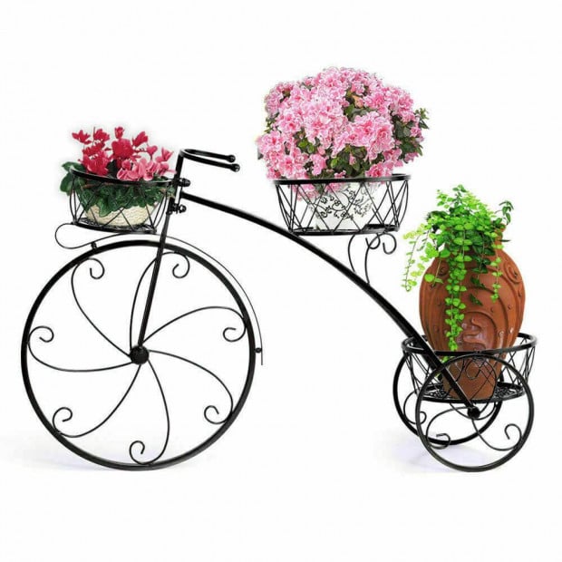 2x Outdoor Indoor Pot Plant Stand Garden Decor Flower RackI