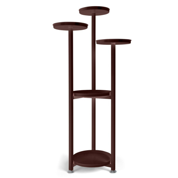 Plant Stand Outdoor Indoor Flower Pots Rack Garden Shelf Black 120CM Image 2