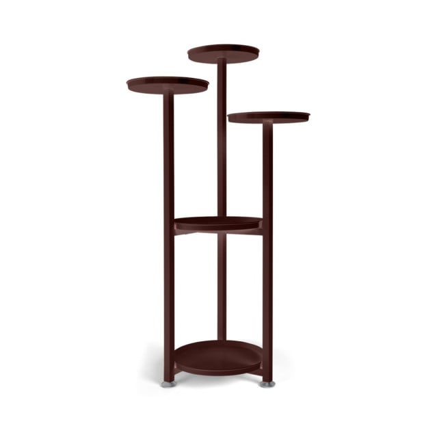 Plant Stand Outdoor Indoor Flower Pots Rack Garden Shelf Black 100CM Image 2
