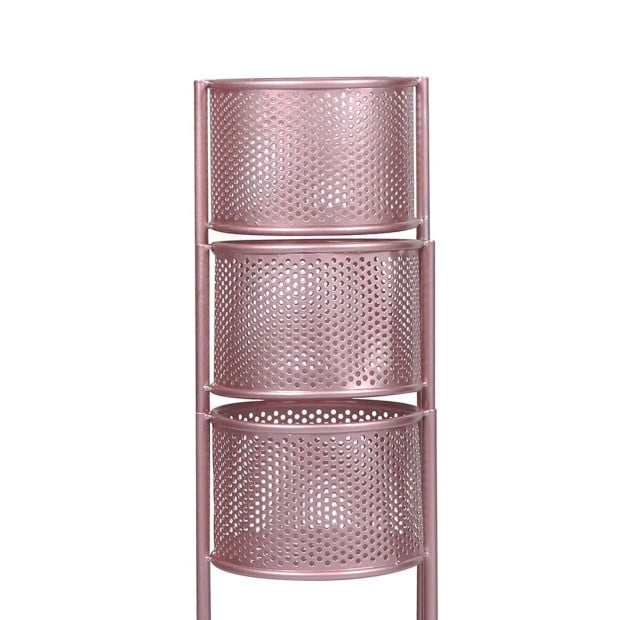 6 Tier Plant Stand Swivel Outdoor Indoor Metal Flower Shelf Rack Image 7