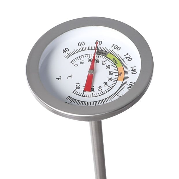 90cm Soil Thermometer Compost Garden Ground Stainless Steel 0-120deg Image 6