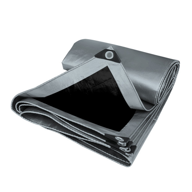 2.7x3.6M Poly Tarps 200gsm PE Tarpaulin Camping Cover UV Rot Proof Image 8