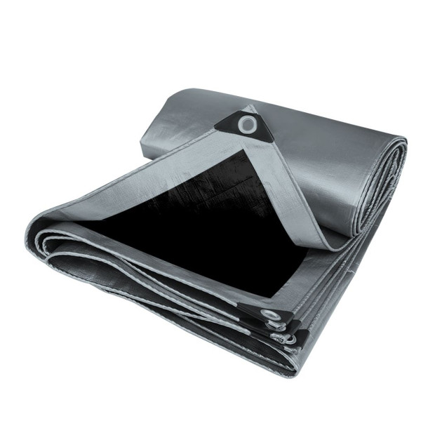 4.9x6.1M Heavy Duty Poly Tarps 200gsm PE Tarpaulin Camping UV Cover Image 2