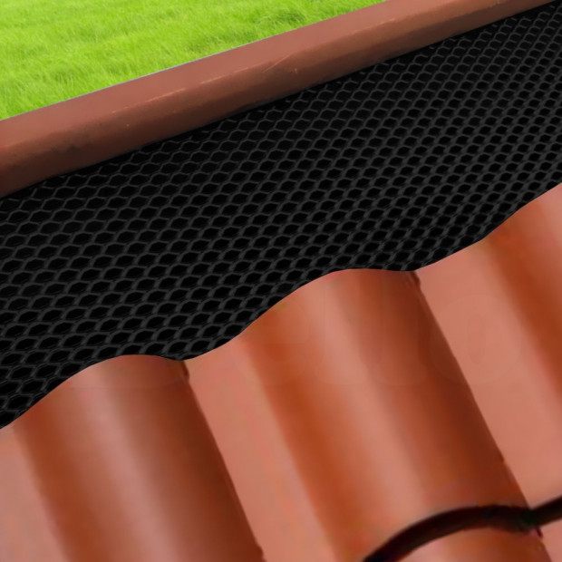 20pcs Aluminium Gutter Leaf Mesh Guard 100 X 20cm Image 6