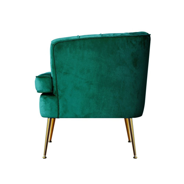 Armchair Lounge Accent Chair Armchairs Sofa Chairs Velvet Green Couch Image 4