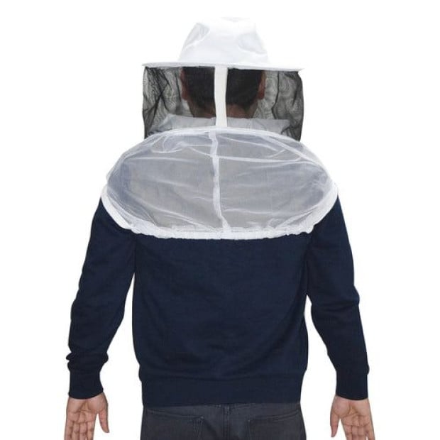 Beekeeping Bee Half Body Round Head Veil Protective Gear Image 3