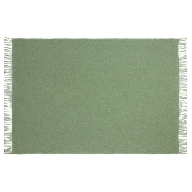 Throw - 100% NZ Wool - Sage Image 4