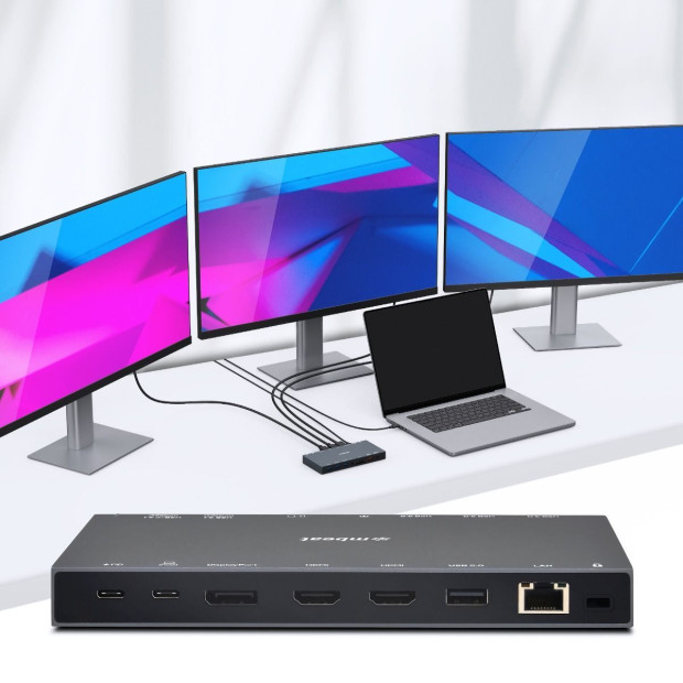 15-in-1 Triple Display USB-C Dock 2x Hdmi & 1x Display Port Image 3