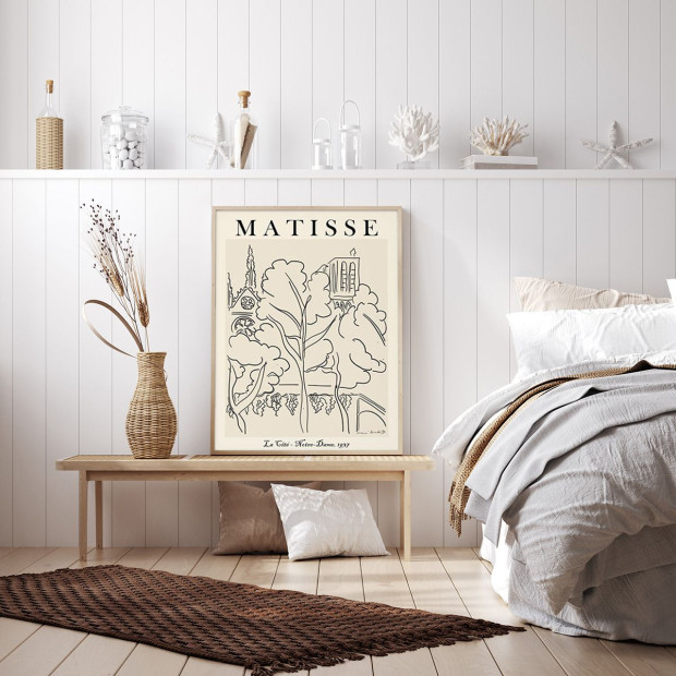 50cmx70cm Line Art By Henri Matisse Wood Frame Canvas Wall Art Image 2
