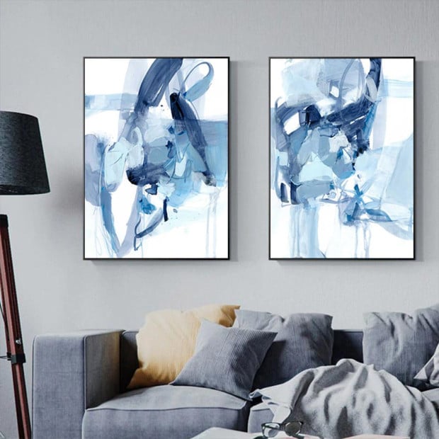 50cmx70cm Saturday Night 2 Sets Black Frame Canvas Wall Art Image 2