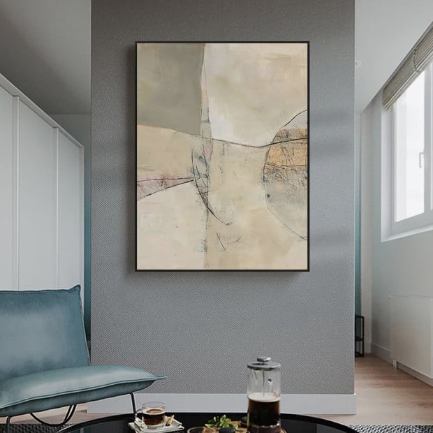 40cmx60cm Modern Abstract 3 Sets Black Frame Canvas Wall Art Image 5
