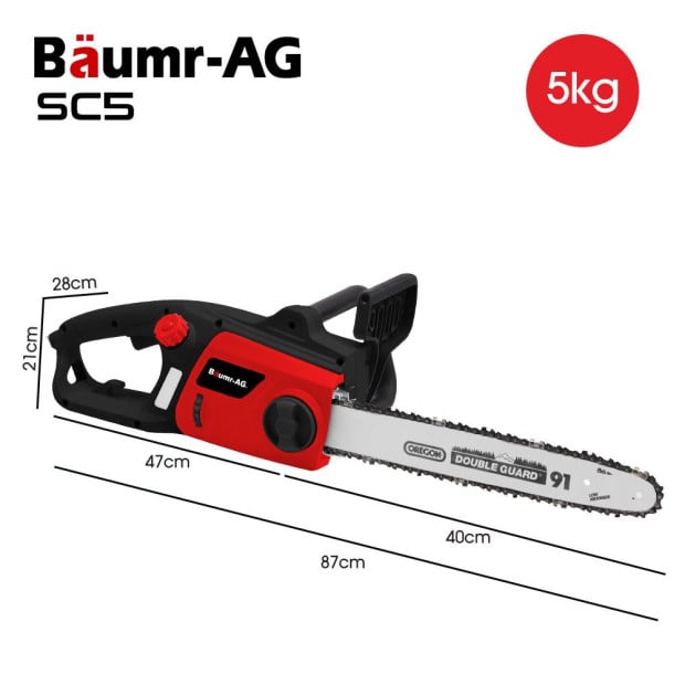 2000W Electric Chainsaw, 16 Inch Oregon Bar And Chain Image 2