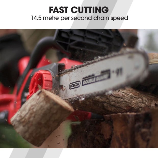 2000W Electric Chainsaw, 16 Inch Oregon Bar And Chain Image 4