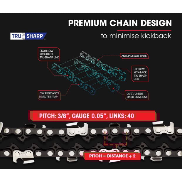 25cc Petrol Chainsaw Arborist 10-in Bar Tree Pruning Garden Chain Saw Image 7