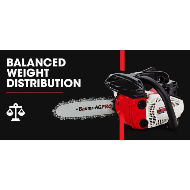25cc Petrol Chainsaw Arborist 10-in Bar Tree Pruning Garden Chain Saw Image 8