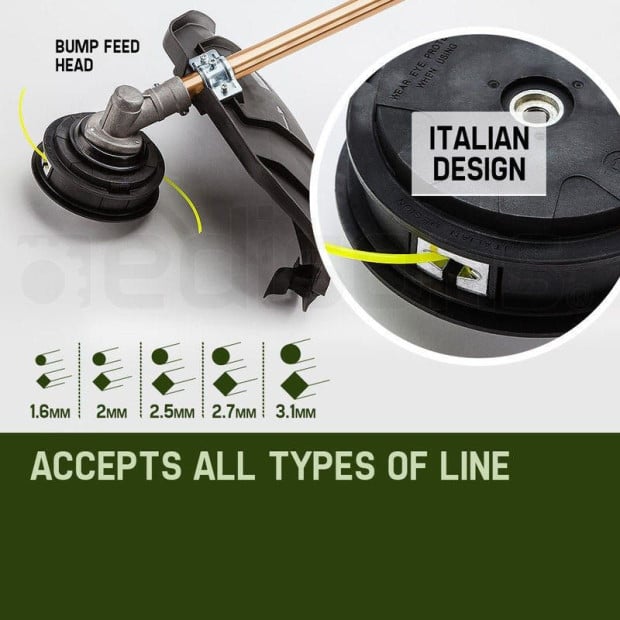 65cc Pole Chainsaw Brush Cutter Whipper Snipper Hedge Trimmer Multi Tool Image 12