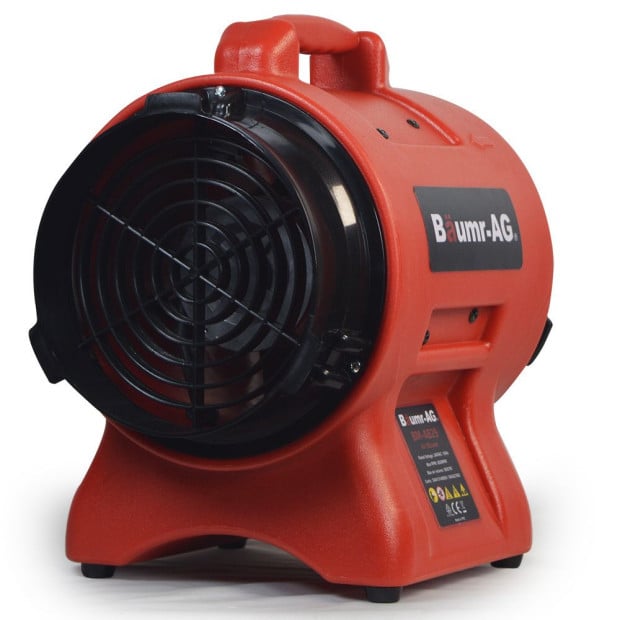 200mm (8in) Portable Air Blower Mover Axial Ventilation Extraction Fan