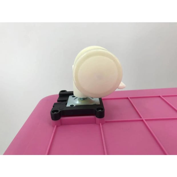 Pink Large Dog Puppy Cat Crate Pet Carrier Cage W Tray Bowl Image 4