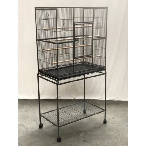 161cm Bird Cage Parrot Aviary Pet Budgie Perch Castor Wheels