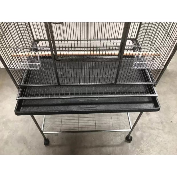 161cm Bird Cage Parrot Aviary Pet Budgie Perch Castor Wheels Image 4