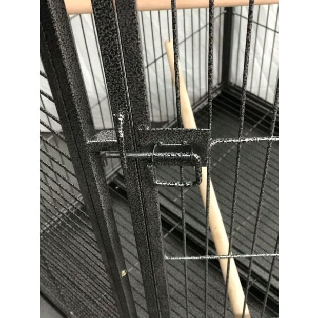 162cm Large Corner Bird Cage Pet Parrot Aviary Perch Castor Wheel Image 2
