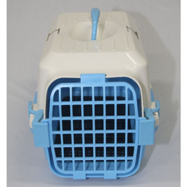 Dog Cat Crate Pet Carrier Rabbit Guinea Pig Cage With Tray-blue Small Image 2