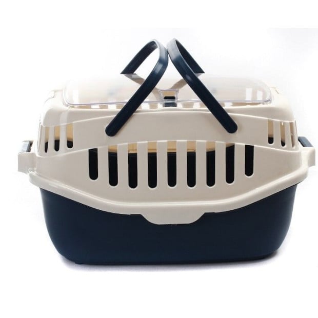 Medium Dog Cat Crate Pet Rabbit Guinea Pig Carrier Cage With Mat