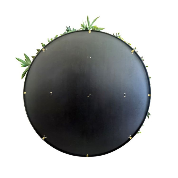 Artificial Green Wall Plant Garden Art 100cm UV Resistant Black Frame Image 4