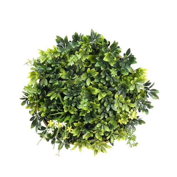 Artificial Green Wall Plant Garden Daffodil Disc Art 50cm UV Resistant