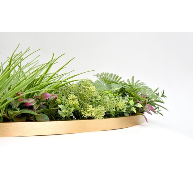 Artificial Green Wall Plant Garden Flower Panel Art 100cm UV Resistant Image 3