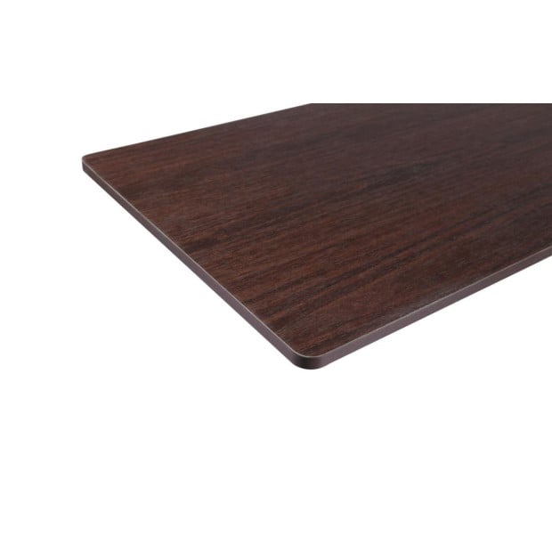 Corner Computer Sturdy Home Office Gaming Desk Laptop Mahgony Image 5