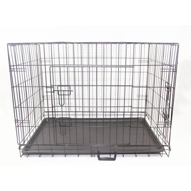 42 Portable Foldable Dog Cat Rabbit Collapsible Crate Pet Rabbit Cage With Cover Image 4