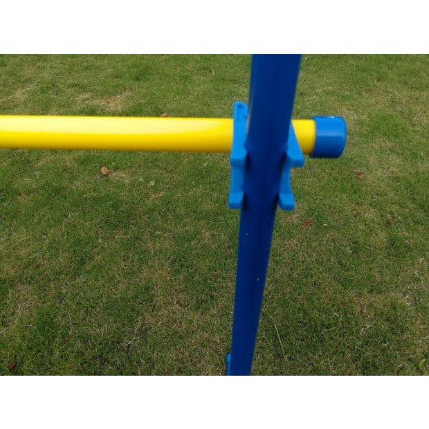 4x Portable Dog Puppy Training Practice Jump Bar Poles Agility Post Image 3