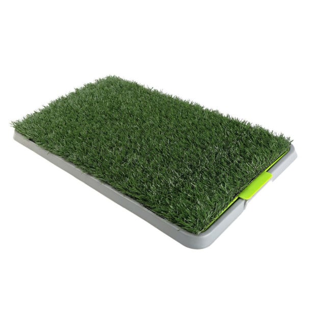 Indoor Dog Puppy Toilet Grass Potty Training Mat Loo Pad 68 x 43cm