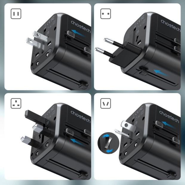 Choetech PD5008 30W Fast Universal Gan Travel Charger Image 3