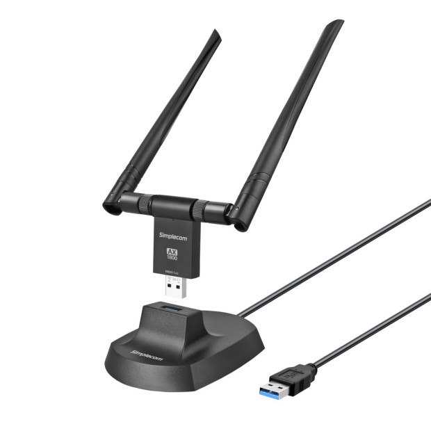 NW811V2 Ax1800 Dual Band Wifi 6 USB Adapter 802.11ax w/ 2x 5dbi