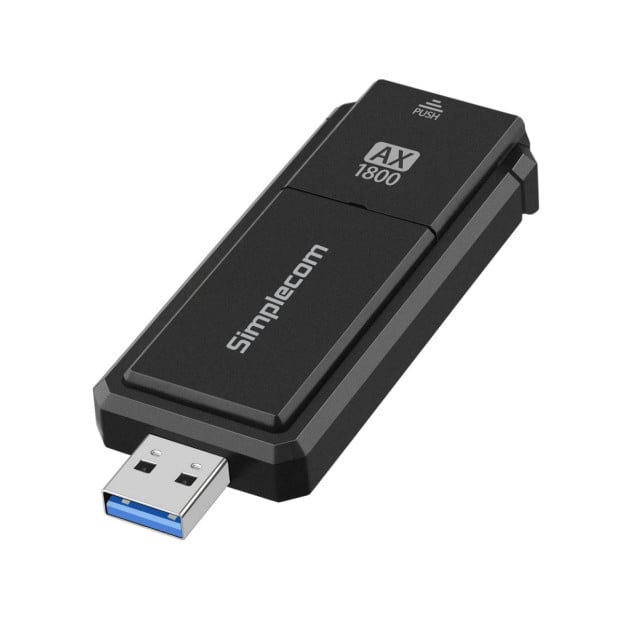 NW812 Ax1800 Dual Band Wifi 6 USB Adapter With Foldable Antenna Image 4