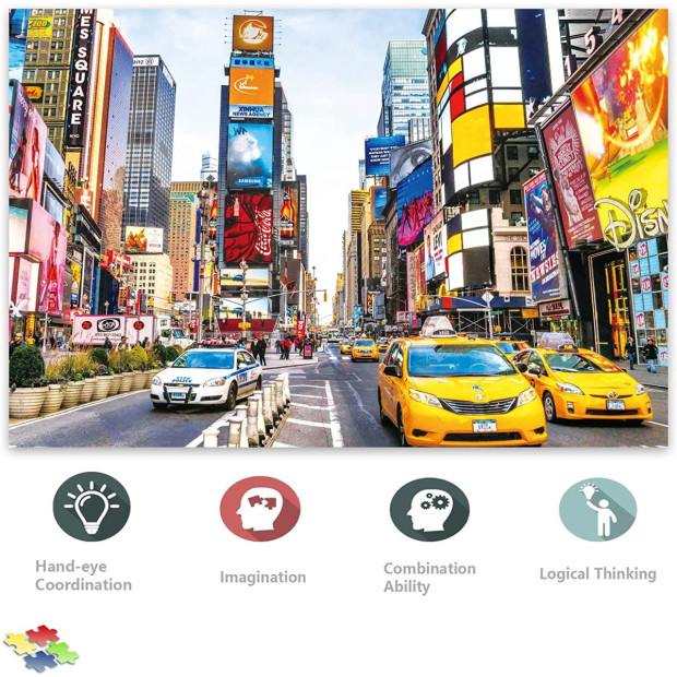 Jigsaw Puzzles 1000 Pieces Interesting Toys Games Ttimes Square Image 2