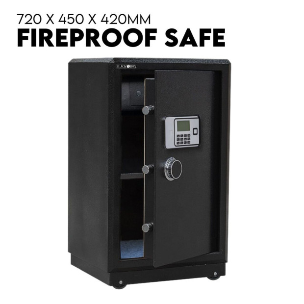Digital Safe Safety Box Security Code Lock Fire Proof Heavy Duty 80L