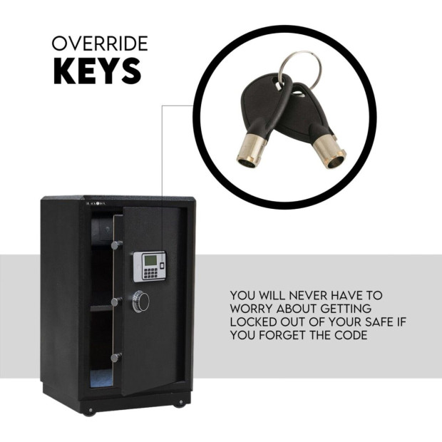 Digital Safe Safety Box Security Code Lock Fire Proof Heavy Duty 80L Image 6