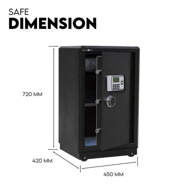 Digital Safe Safety Box Security Code Lock Fire Proof Heavy Duty 80L Image 7
