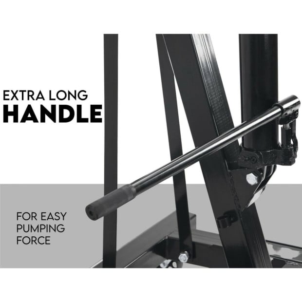 2 Ton Hydraulic Engine Crane Folding Hoist Stand Garage Workshop Image 3